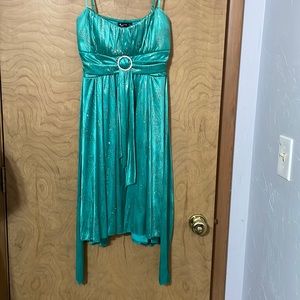 Teal formal dress
